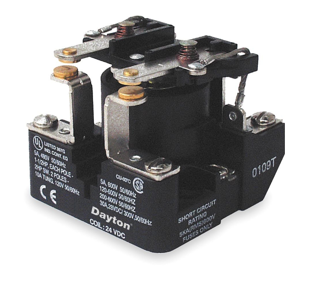 Open Power Relay,6 Pin,240VAC,DPST-NO