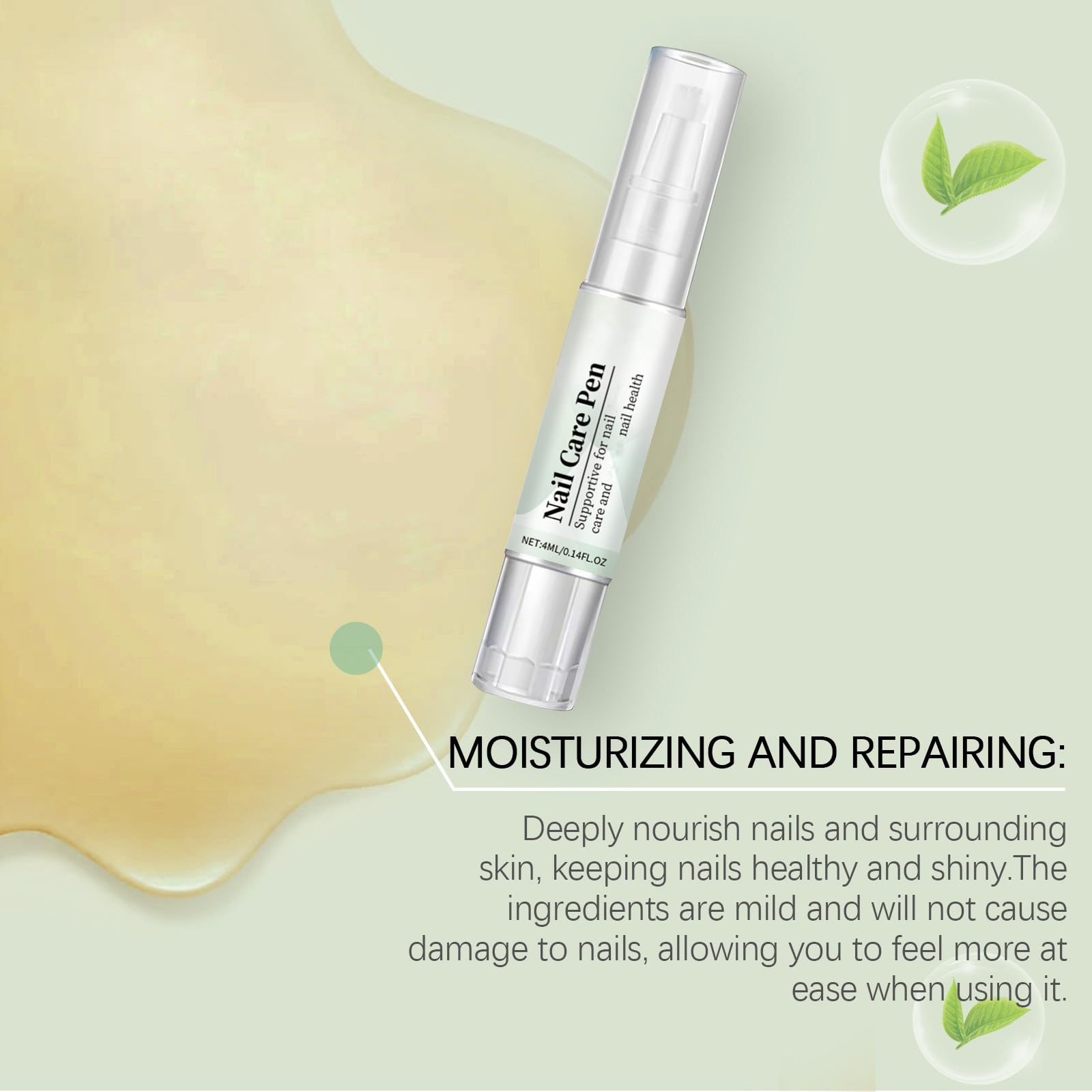 Nail Care Pen Nagelpilz Stift, Das Original, Kosmetische Pflege Bei Nagelpilzinfektion Schnell & Effektiv, Mit Teebaumöl, Vitamin E & Aloe Vera (8 PCS)