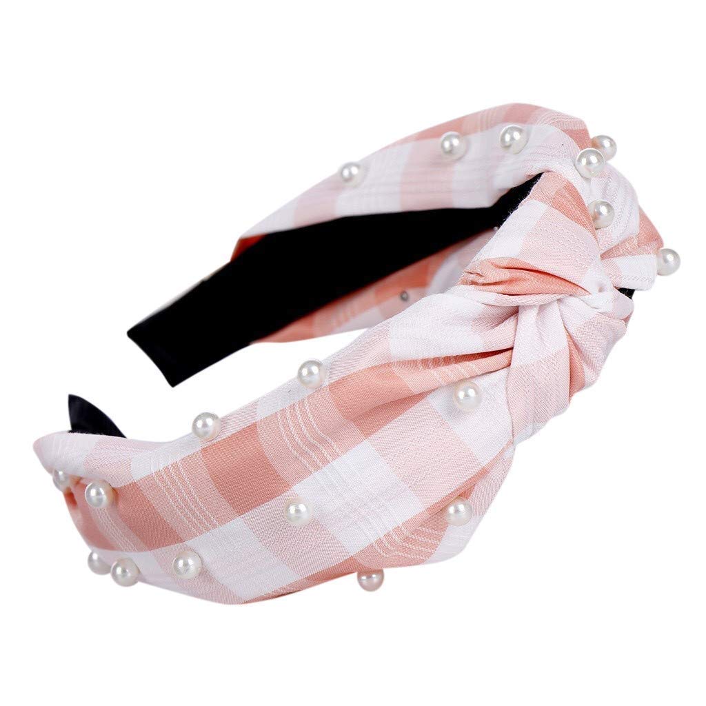 Vintage Modern Style Elastyczne damskie opaski Turban Skręcone słodkie akcesoria do włosów (kolor: A)