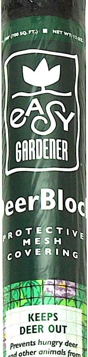 Easy Gardener, 6050AZ, Deer Block, Protective Mesh Covering, 7' X 100', Black