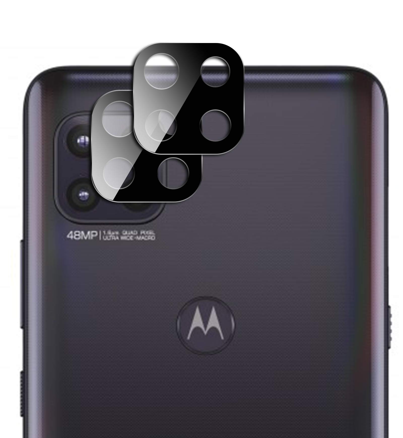 Kit 2 peças De Câmera Para Motorola G56 / G86 Protetor De Lente do celular Vidro Temperado Com Anel De Metal câmeras | Brasil