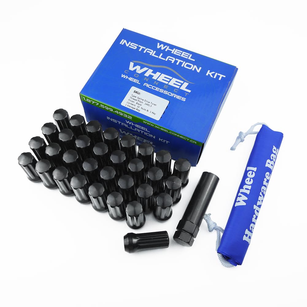 Amazon.com: WHEEL CONNECT Spline Lug Nuts, 14x1.5, Acorn for