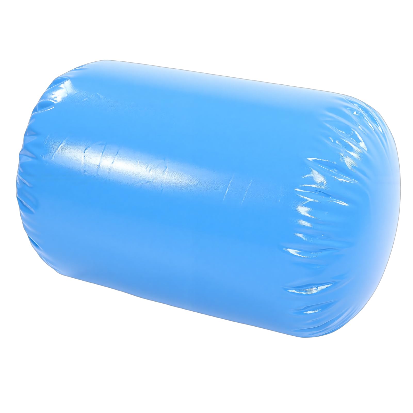 Generic Nadmuchiwany Wałek Gimnastyczny z ręczną pompką do Rozwijania Umiejętności Cheerleaderek i Siłowni 0,7 X 0,9 M (BLUE)