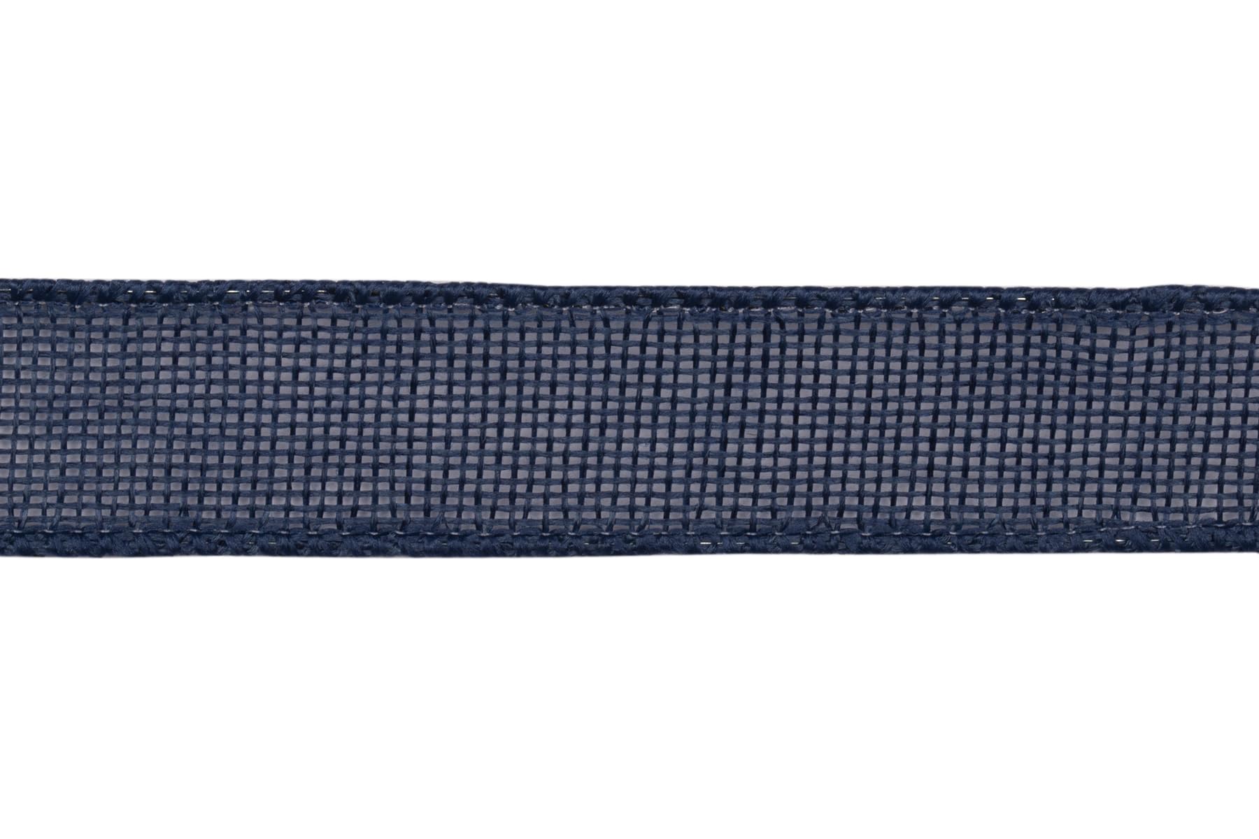 Ribbonitlux Navy Burlap Wired Ribbon, 25mm x 18 Meters, Wired Edge Burlap Ribbon for Gift Wrapping Big Bow, Wreath - Image 2