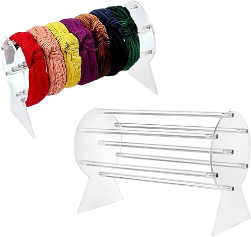 Miniatura 2 de EXCEART Soporte de exhibición de joyería, soporte de exhibición transparente, soporte de pulsera, soportes para monitor de pantalla, diademas