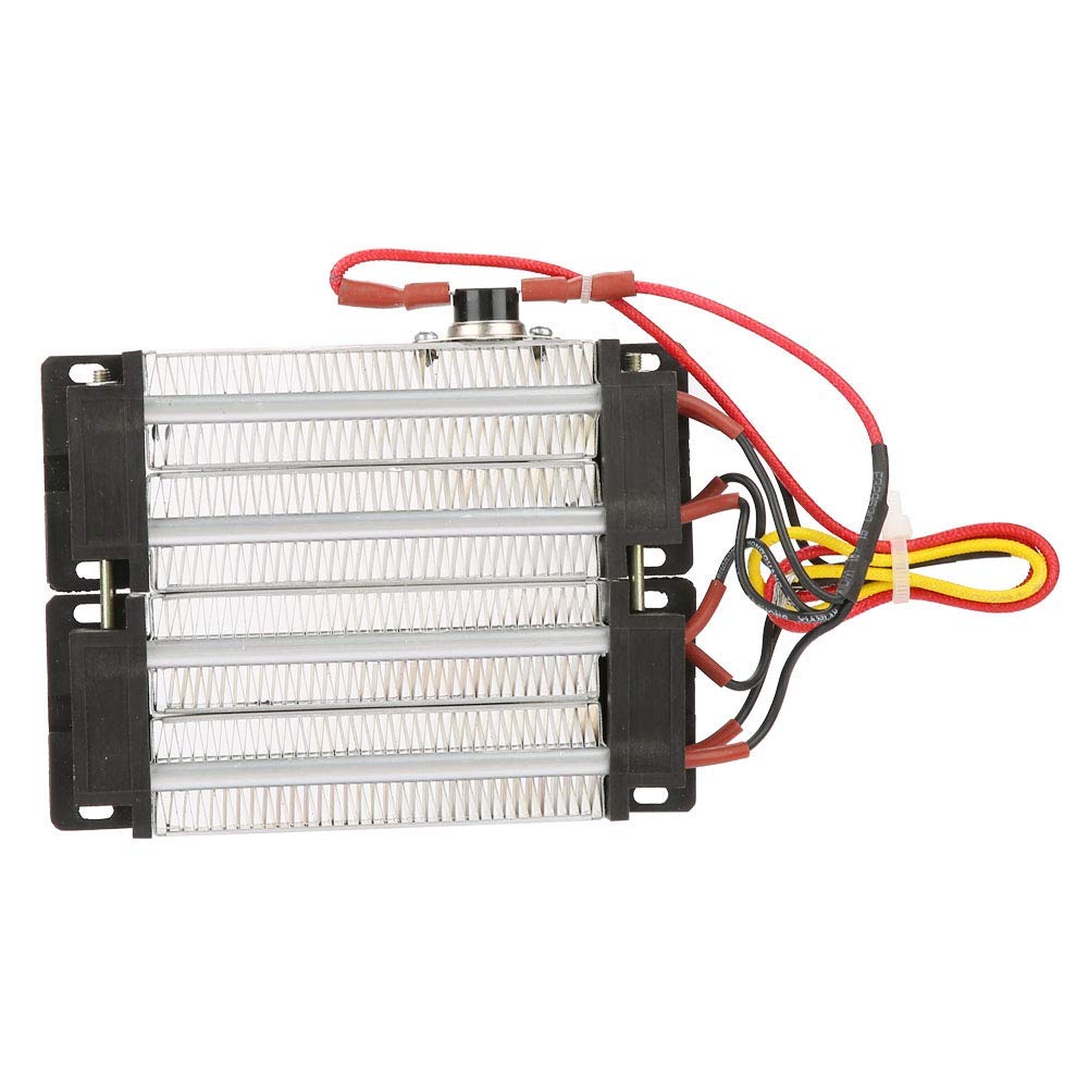 Réchauffeur D'air en Céramique éLément Chauffant Isolé 110V/220V 1000W, Adopte L'élément Chauffant en Céramique et Le Tube en Aluminium