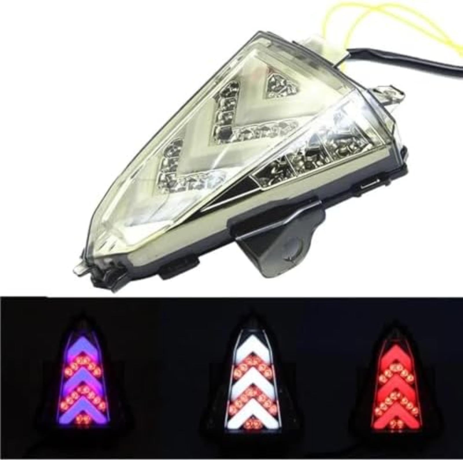 Gruppi luci posteriori, luci di posizione e indicatori di direzione, per moto YZF R15 2014-2016: luci di stop e luci di posizione Luce di indicatore di direzione per bicicletta Luce di