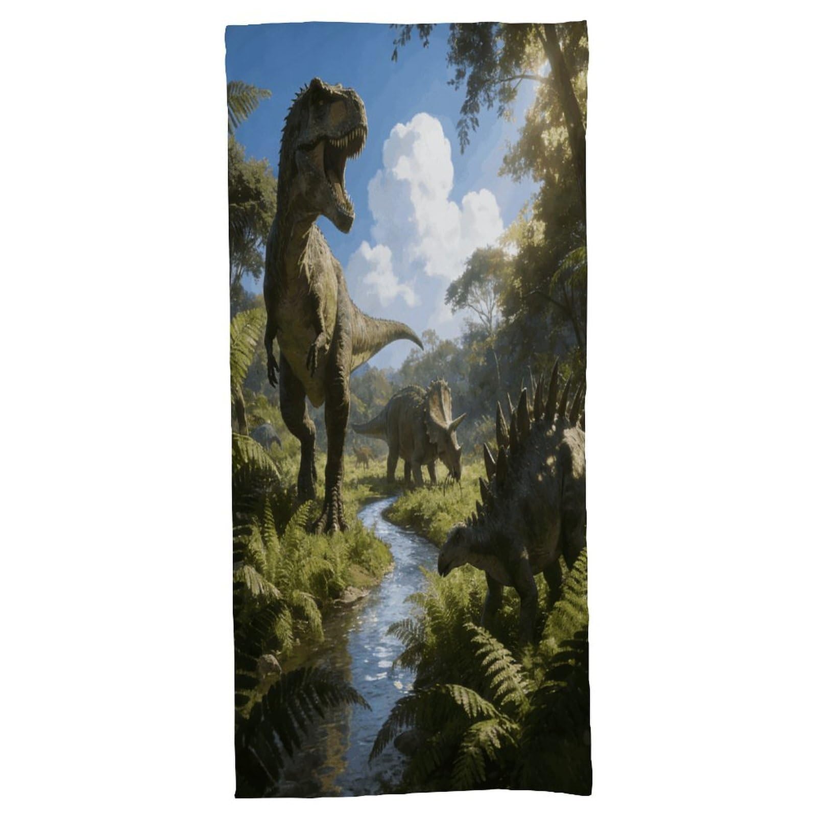 Fodpand Style River Valley Beast Bath Towel, Highly Absorbent & Quick Drying Beach Towel, Compact & Lightweight Pool Towel For Bathroom, Beach, Pool, Gym, Spa, And Hotel Use