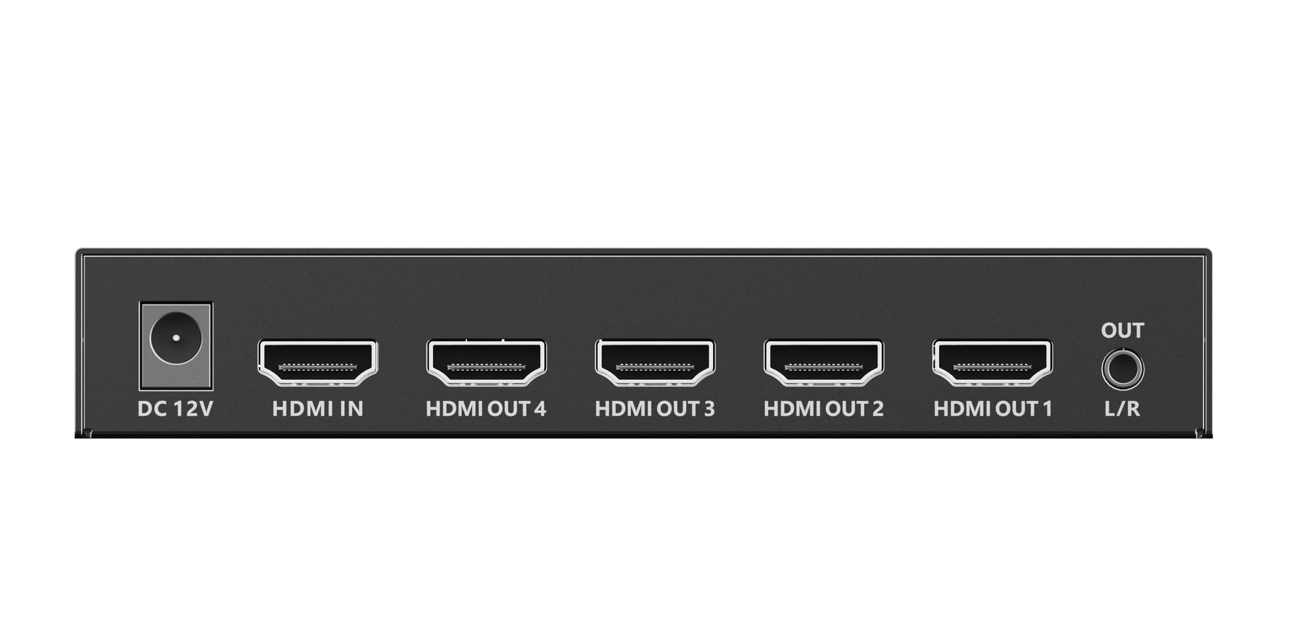 PremiumCord Controller Videowall HDMI 1-4, UHD 4K 2160p 60 Hz, Full HD 1080p, 8 Modalità di Visualizzazione, HDMI 2.0, HDCP 2.2, RS232, DIP Switch, Alloggiamento in Metallo, Nero