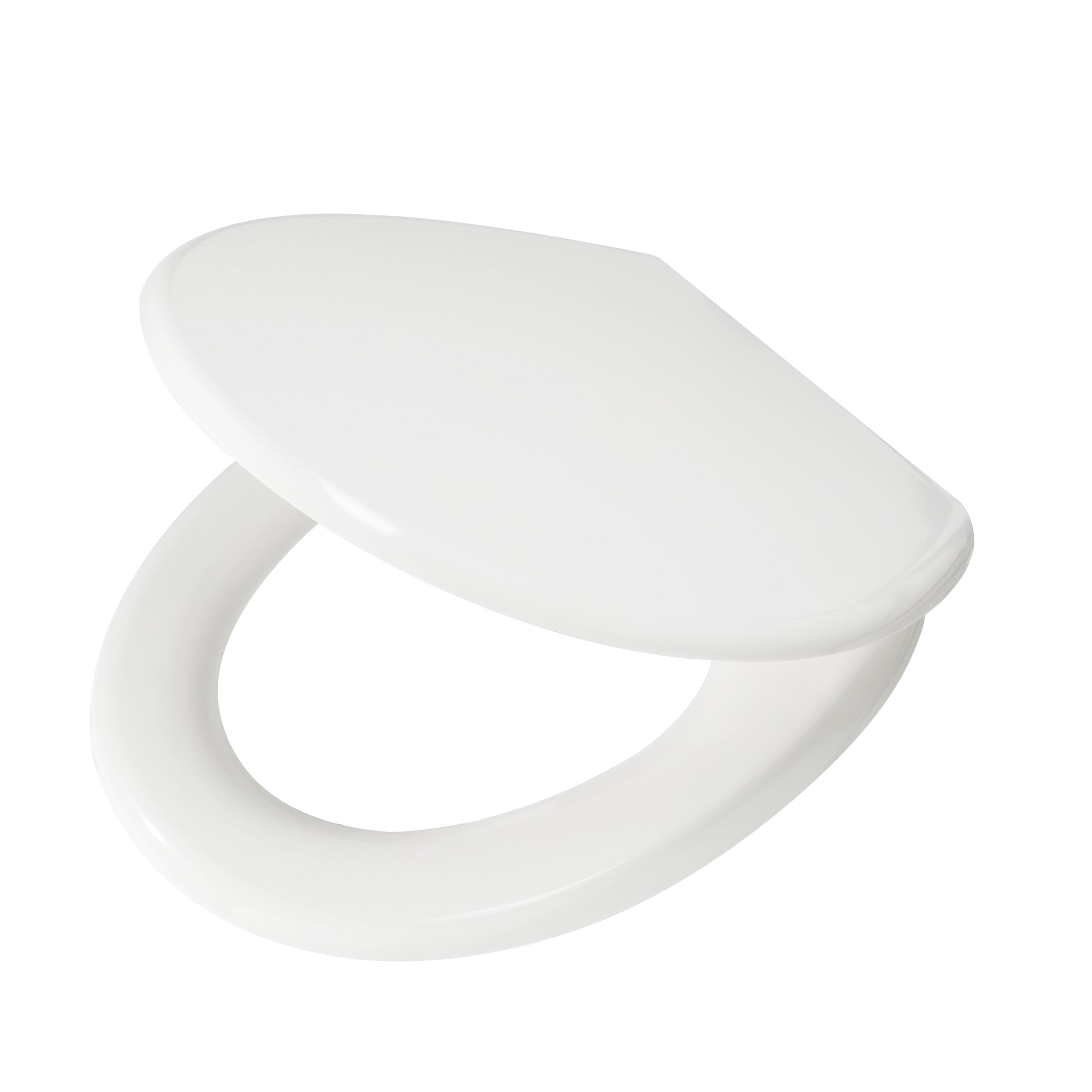 Abattant WC Tiger Eton fini les fixations instables lunette Duroplast blanc