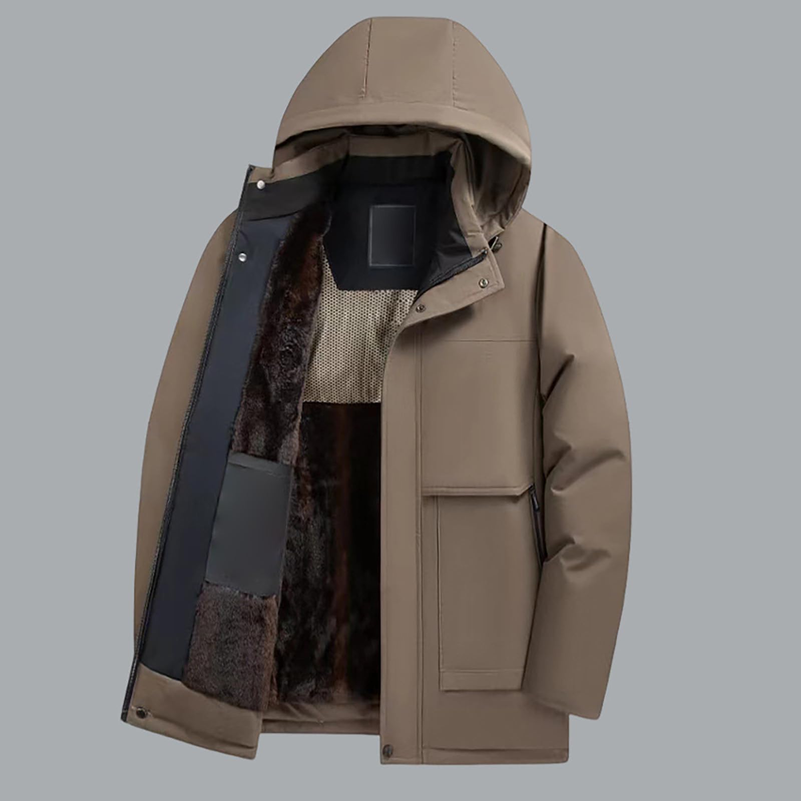 Chaqueta Negra Hombre Sobretudo Homem Chaquetas De Plumas Hombre Parka Verde Abrigo Paño Abrigo Largo Chaqueta Militar Parka Larga Negra Plumas De Paño Militar Tres Cuartos Abrigos Invierno Para