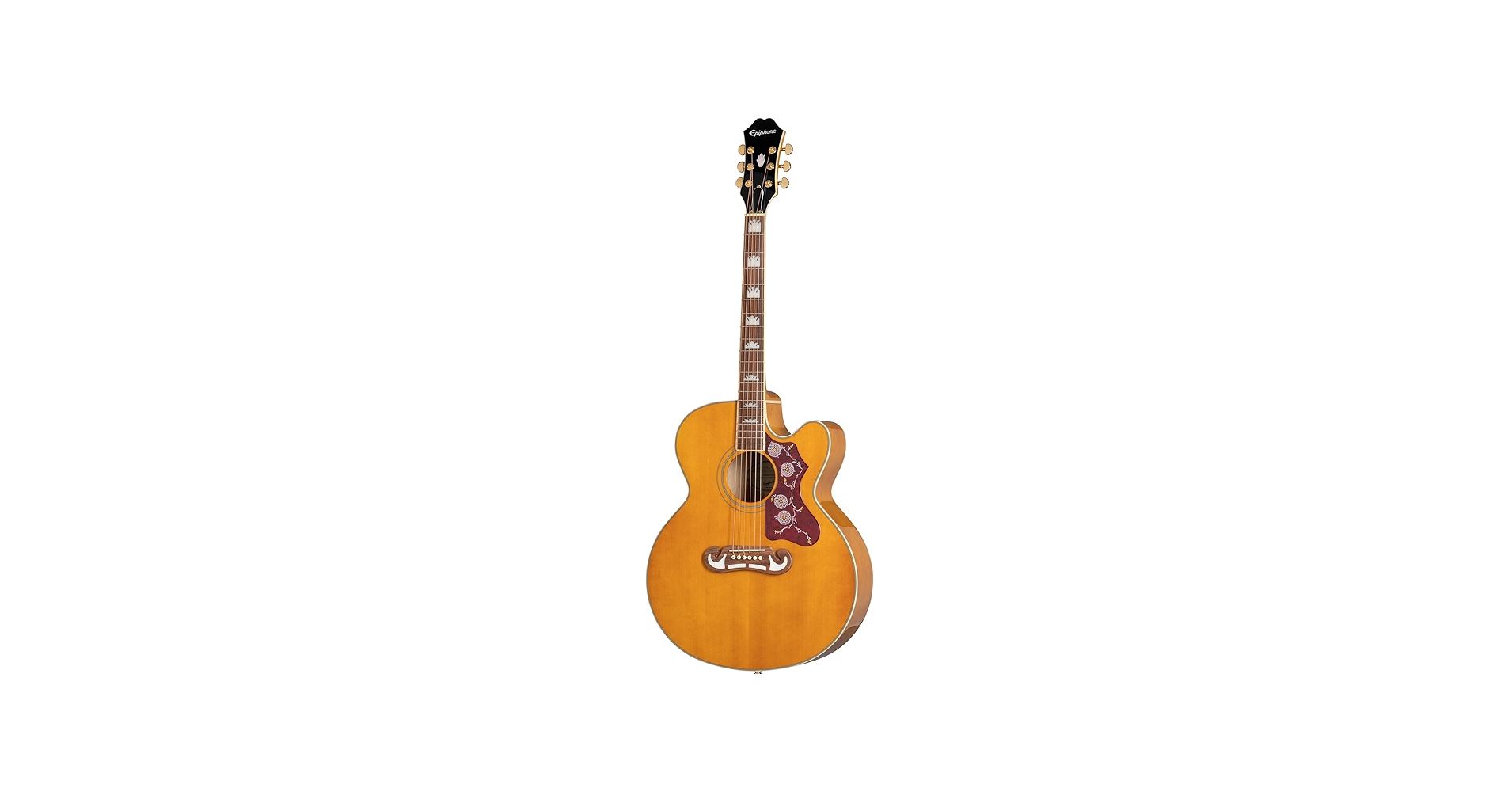 epiphone エレアコ　j-200ec oasis Epiphone J-200EC Studio Acoustic-Electric Guitar - Vintage