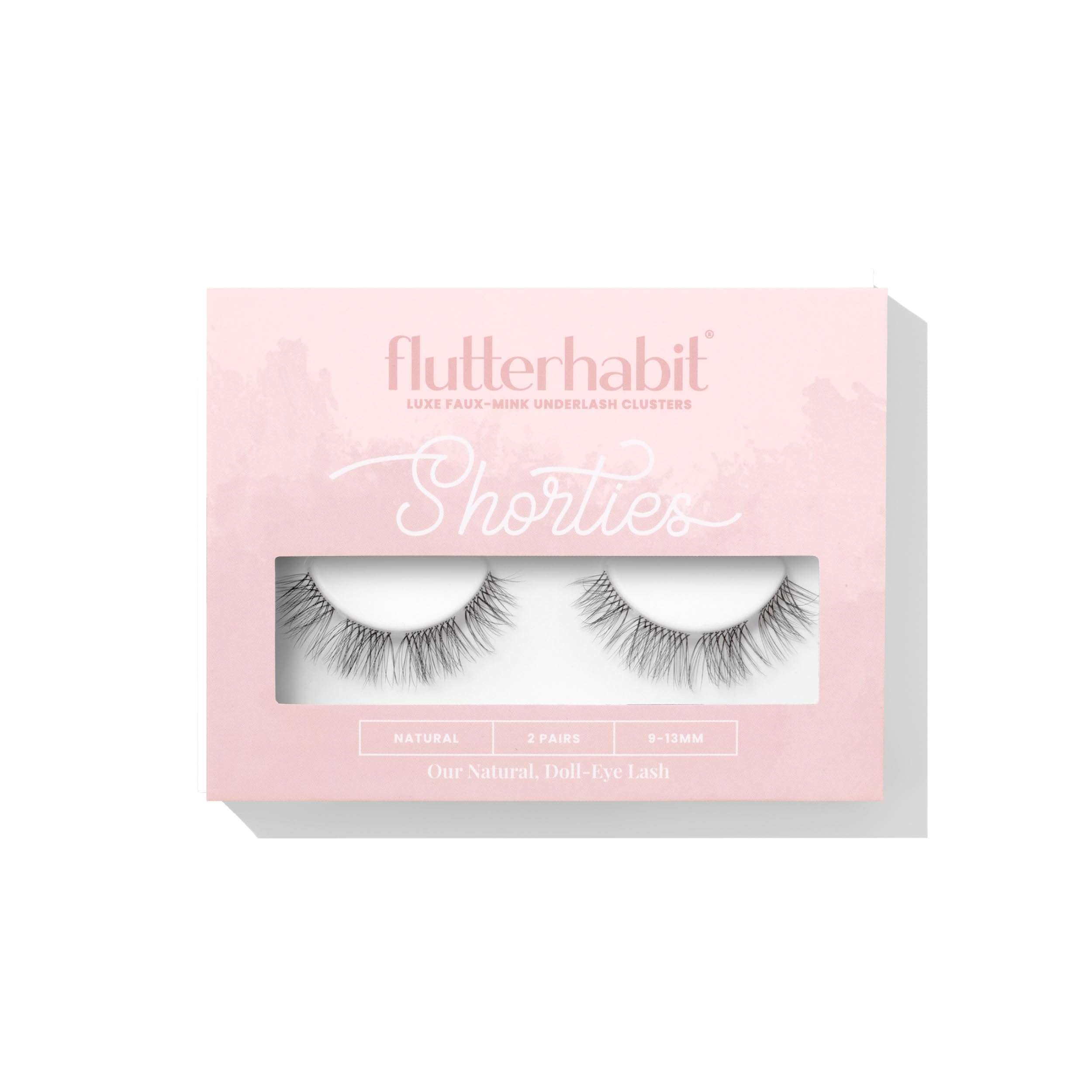 Photo 1 of FlutterHabit Underlash Extensions, Black, 9-13mm