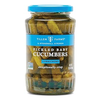 Tillen Farms Pickled Baby Cucumbers, 12.3 oz