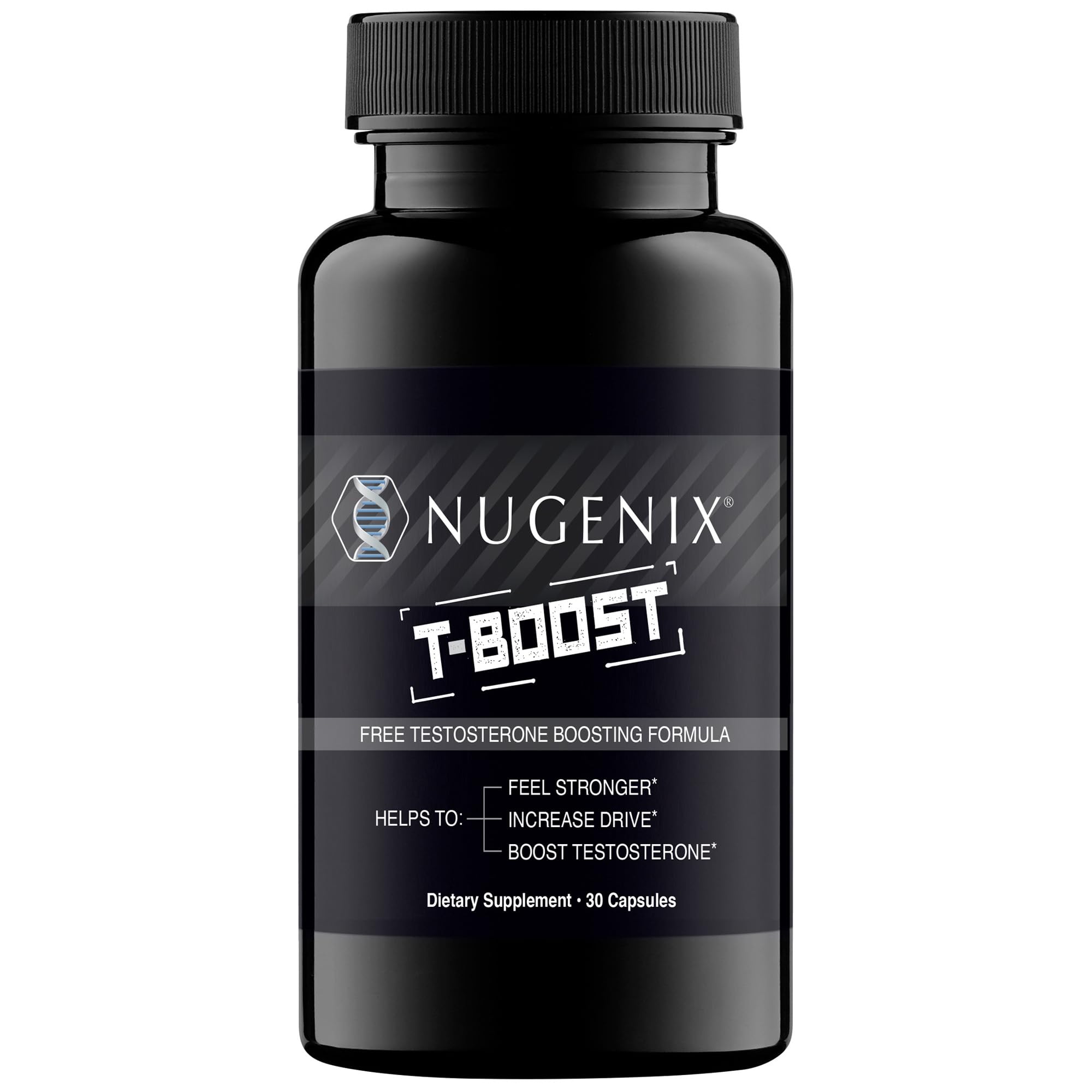 Nugenix T Boost - Free Testosterone Booster Supplement for Men, 30 Count