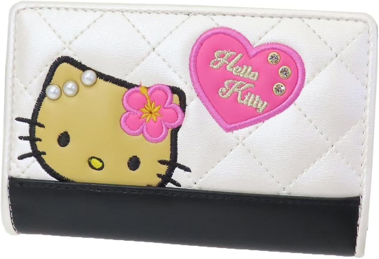 Amazon.co.jp: [サンアート] 二つ折り財布 サンリオ ワッペンキティ