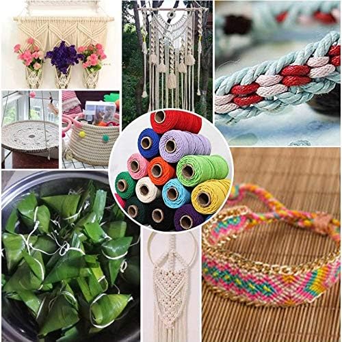 PPPJYYSGA/DIYカラフルコットンストリング、装飾コードタペストリー編みコード、手作りDIY装飾コードタペストリー編み物、ク
