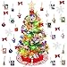 Produktbild Yodeace Mini Weihnachtsbaum,mit Weihnachtsbaum Decke,60 cm Weihnachtsbaum Künstlich,Weihnachtsdeko,Weihnachtsgeschenke