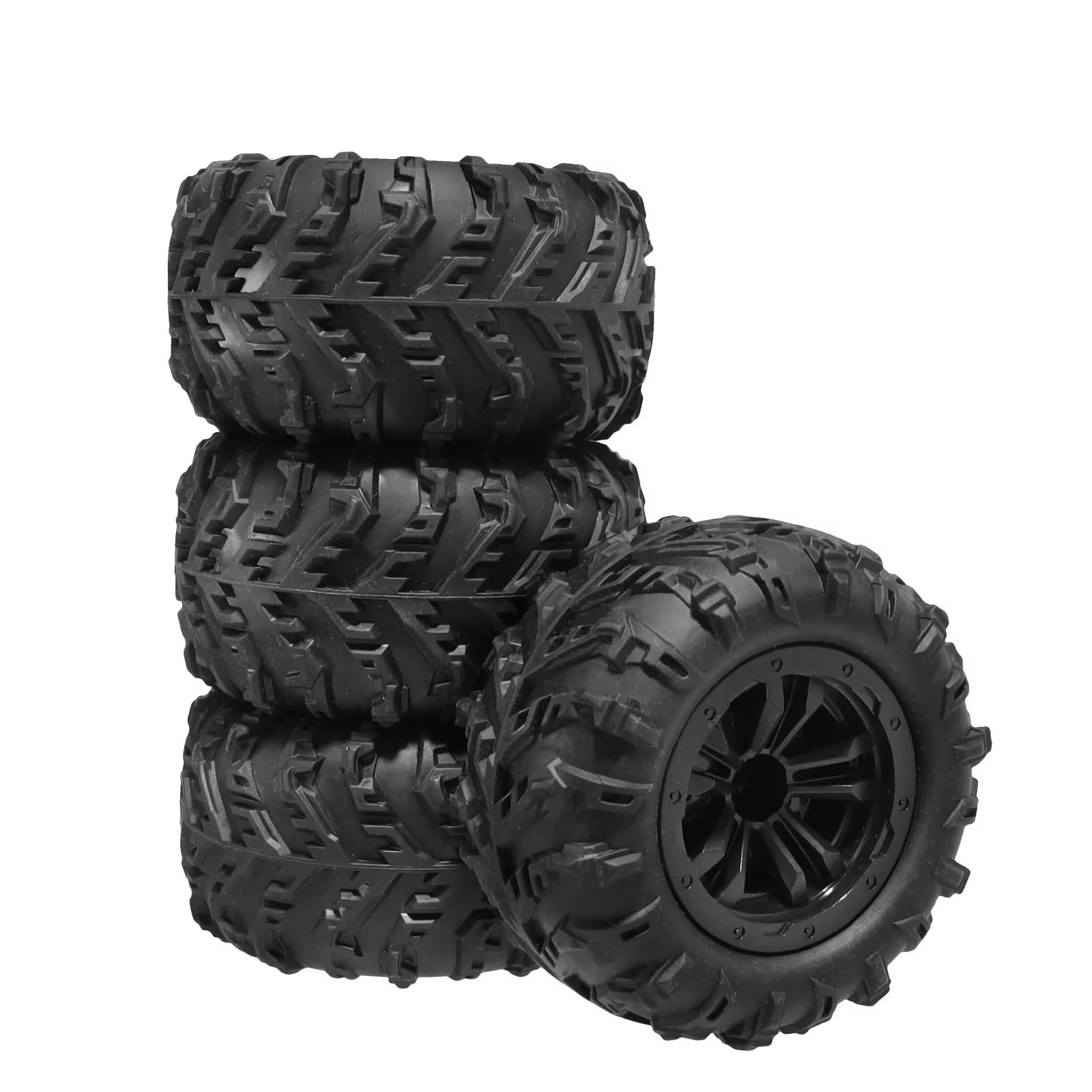 RC Wheel Tires Compatible With MJX Hyper 16101Pro 16102 16103 16104 16106 SG116 MAX Q130 For Wltoys RC Car Parts 4PCS 85mm For SCY Off-Road Snow Tires