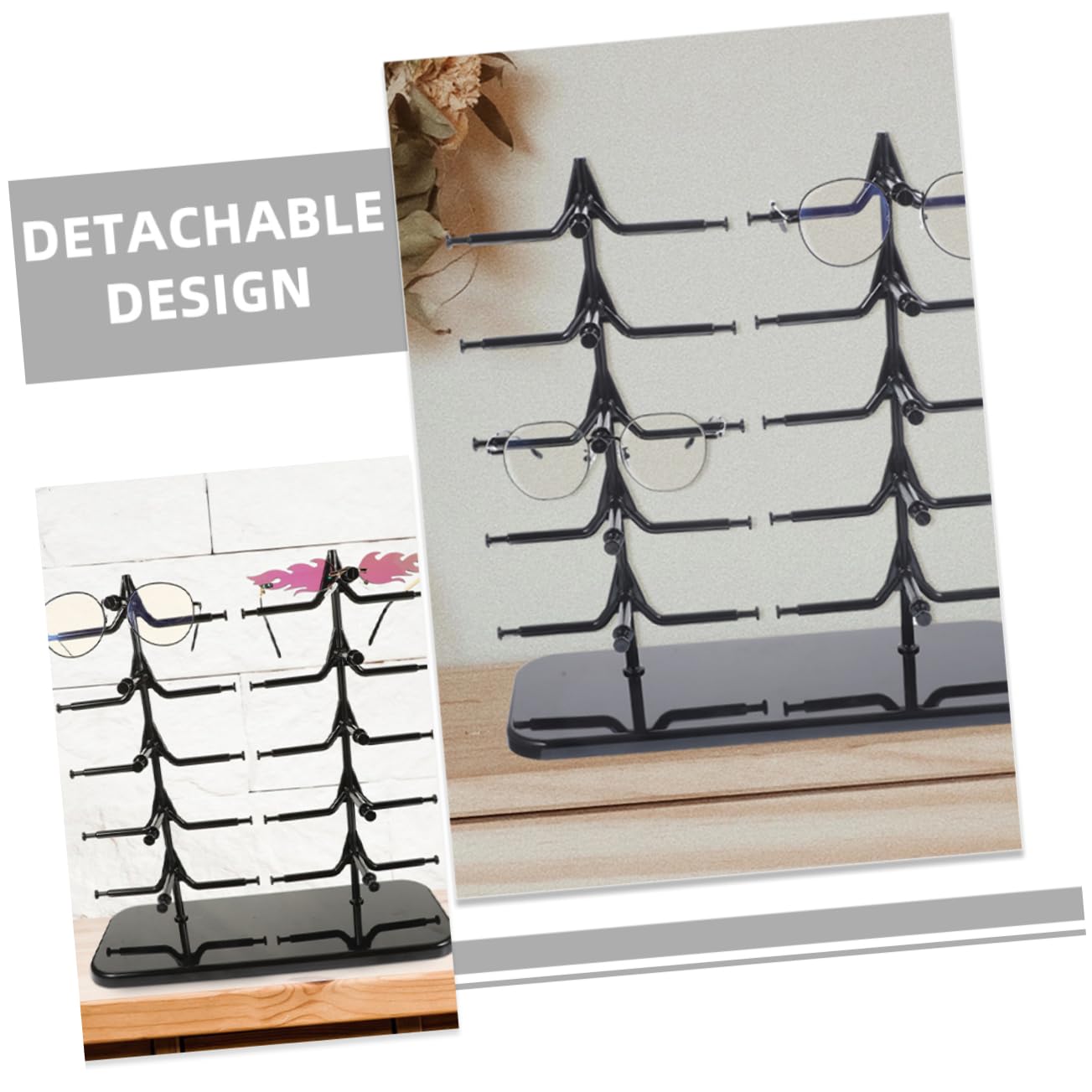 TOPBATHY 2st Brillenständer Brillenhalter Sonnenbrillen-organizer-display Brillengestell Brillenvitrine Aufbewahrung Von Sonnenbrillen Brillen Organizer -display Gläser