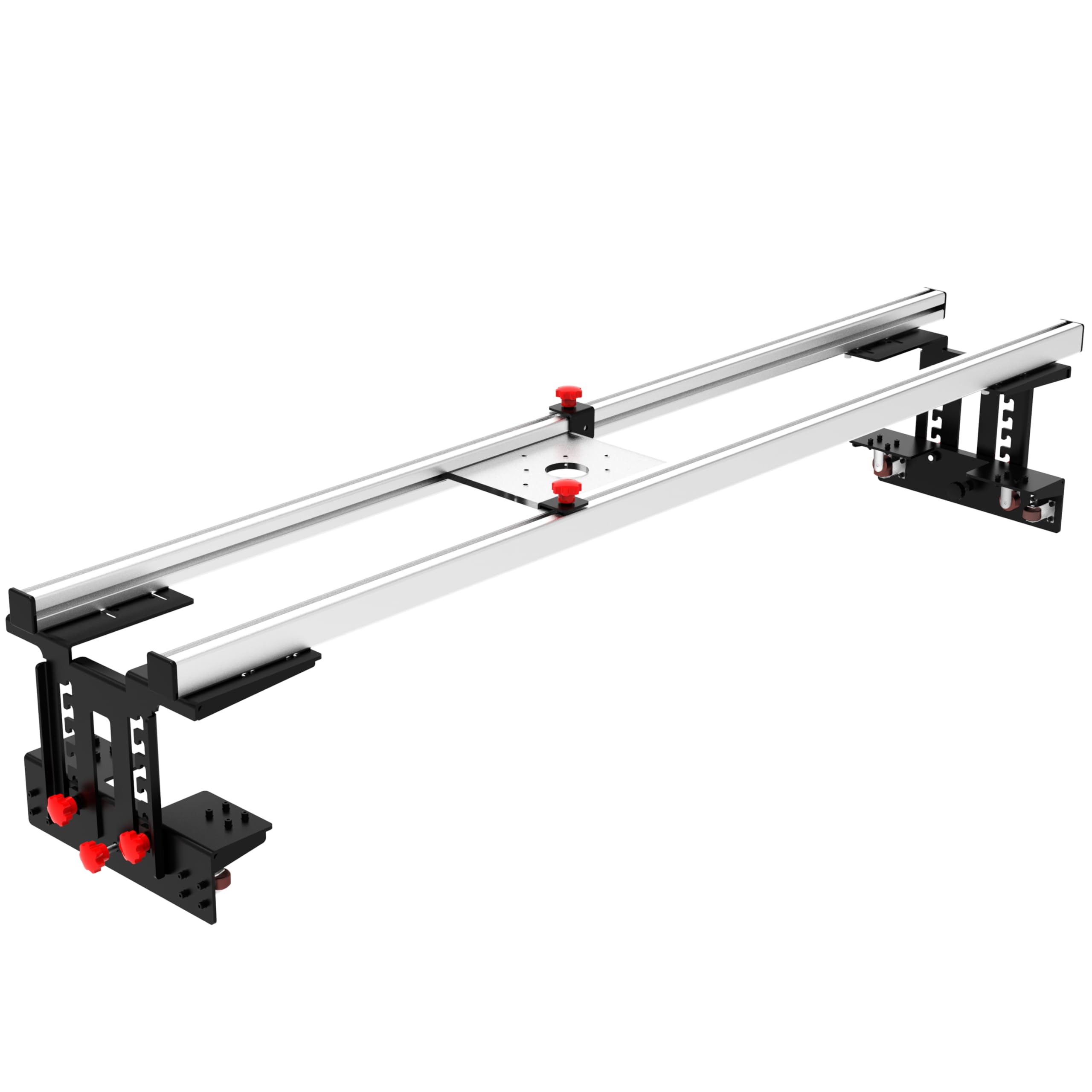 Photo 1 of ***FINAL SALE, NO RETURN *** Gasoray Router Sled for Flattening Slabs, Portable and Easy to Adjust Slab Flattening Jig, 57.8 inches Guide Rail System, Trimming Planing Machine for Uneven Wood Surfaces, Home DIY Woodworking