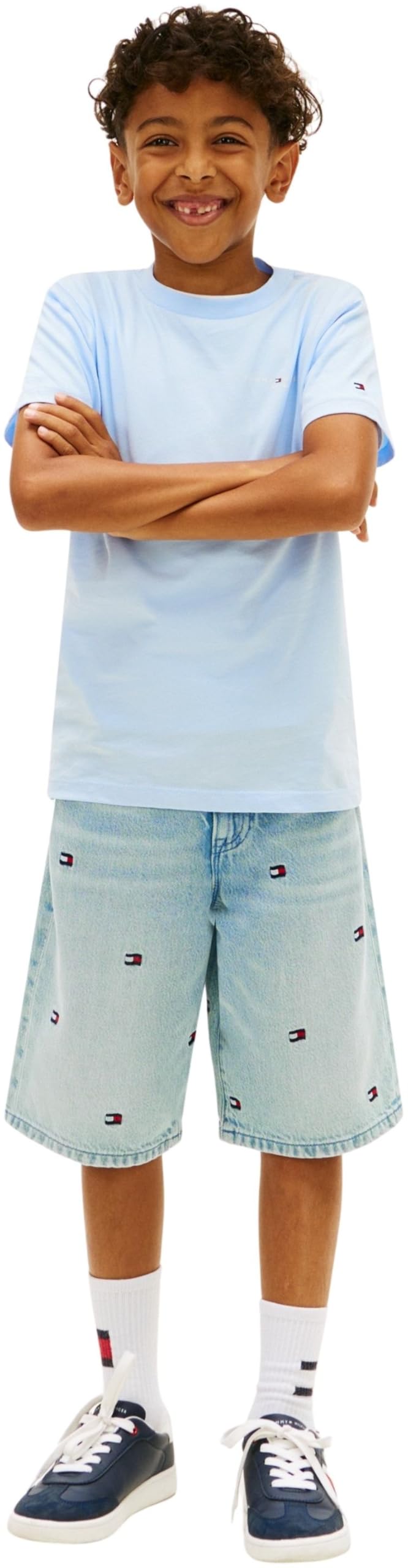 Tommy Hilfiger Mini Corp T-Shirt Ks0ks00661 T-Shirts Mixte Enfant (Lot de 1)