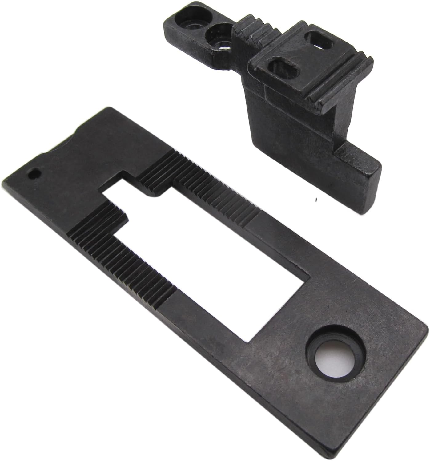 CKPSMS Brand -1SET Needle Plate & Feed Dog #KP-19325 Compatible with/Replacement for JUKI Brand LUH-521,LUH-526,LU-1560 CONSEW Brand 339,339R Typical Brand GC-20618,GC-20606 (Size:3/16)
