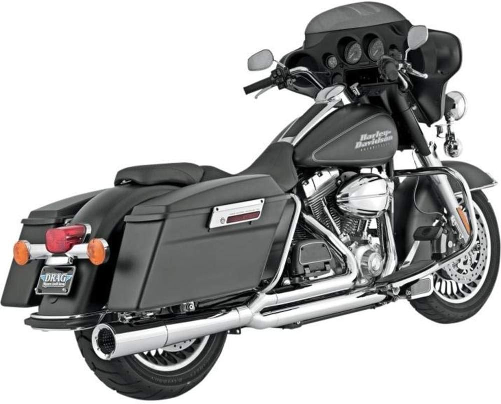 Vance & Hines Pro Pipe Full Exhaust System Chrome for Harley FL 09