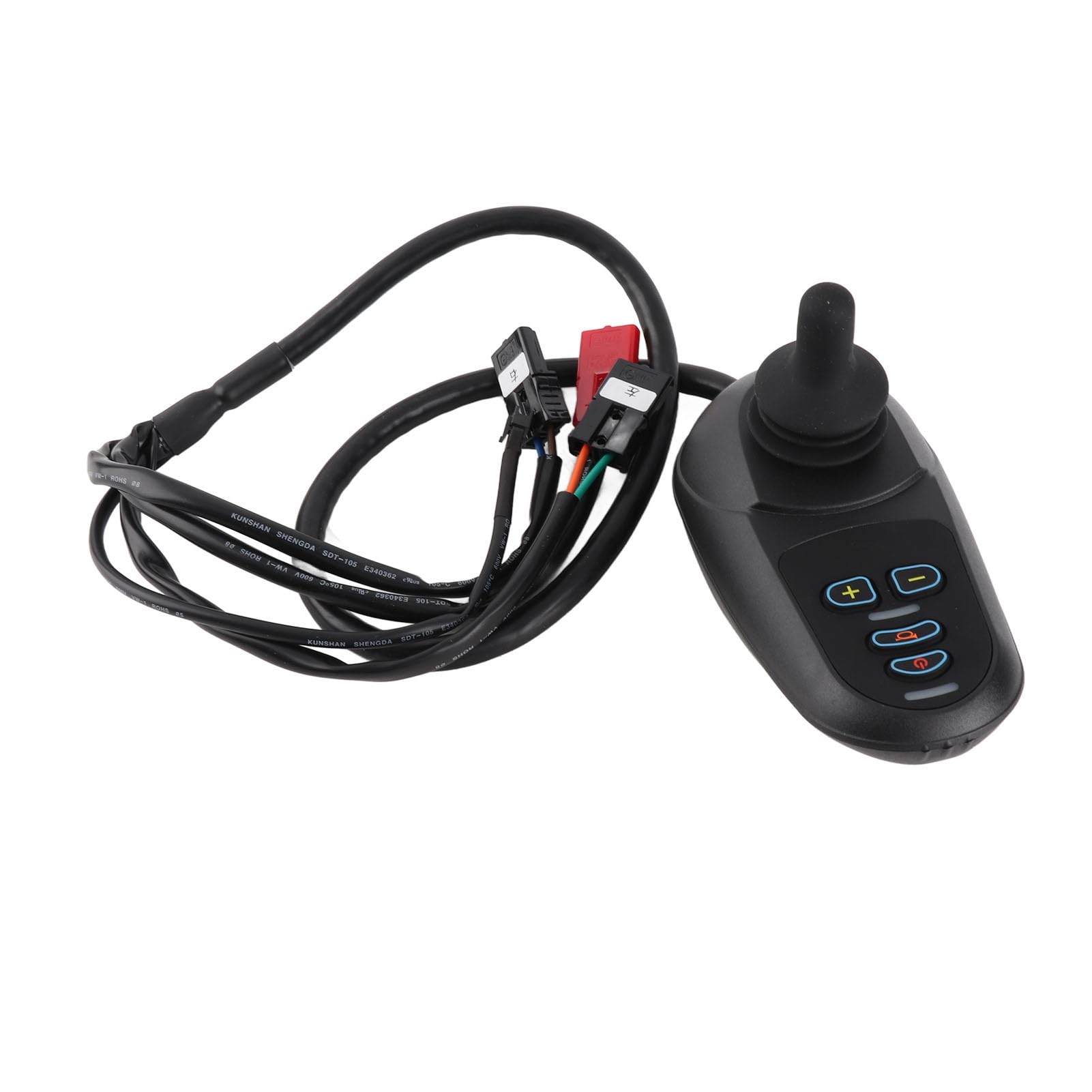 Elektryczny Kontroler Joysticka dla Wózka Inwalidzkiego, Oddzielny Typ DC24V 45A Zdalny Sterownik Silnika Szczotek z funkcją Hamulca, Akcesoria do Wózków Inwalidzkich