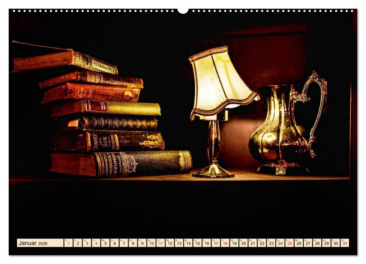 Stillleben - aber mit Stil (Wandkalender 2026 DIN A2 quer), CALVENDO Monatskalender: Fotografische Stillleben in ästhetischen Bildern. (CALVENDO Kunst)