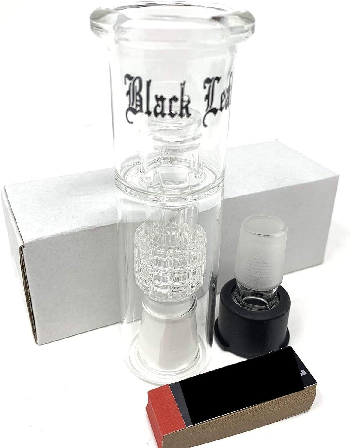 Reds Tips Black Leaf Glass Bubbler for Mighty/Crafty Vaporizer - SG19