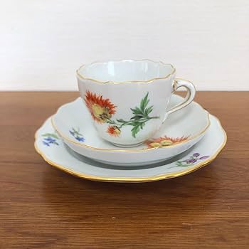マイセンデミダスカップ Meissen (マイセン) デミタスカップ&ソーサー 口径約6.5cm