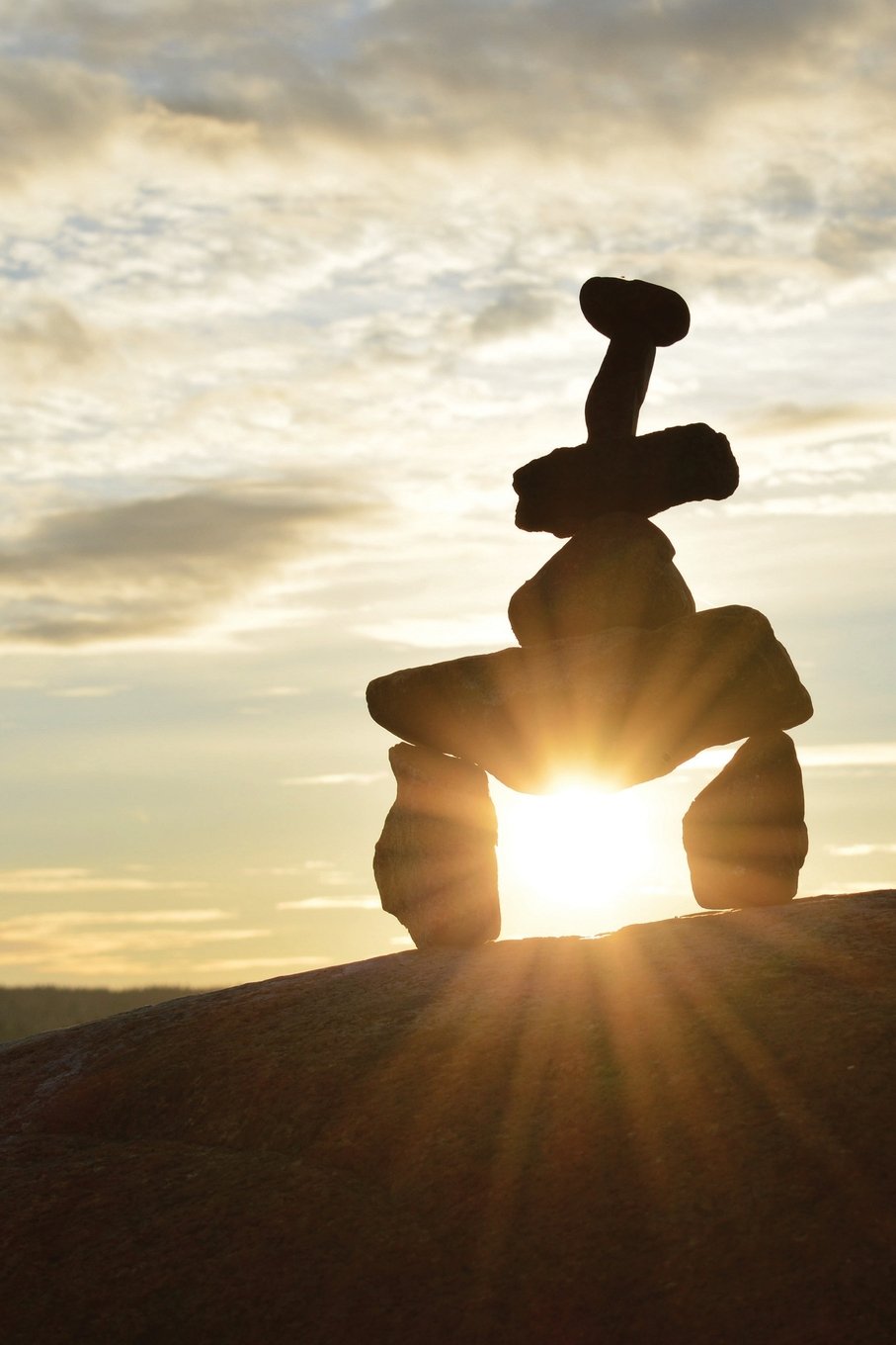 Journal: Inukshuk, British Columbia (Grid-Lined)