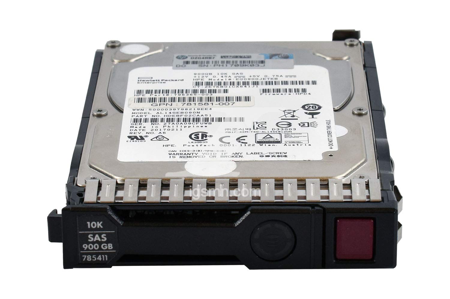 Amazon.com: HPE HP 785411-001 900GB 10K 12Gbps 2.5