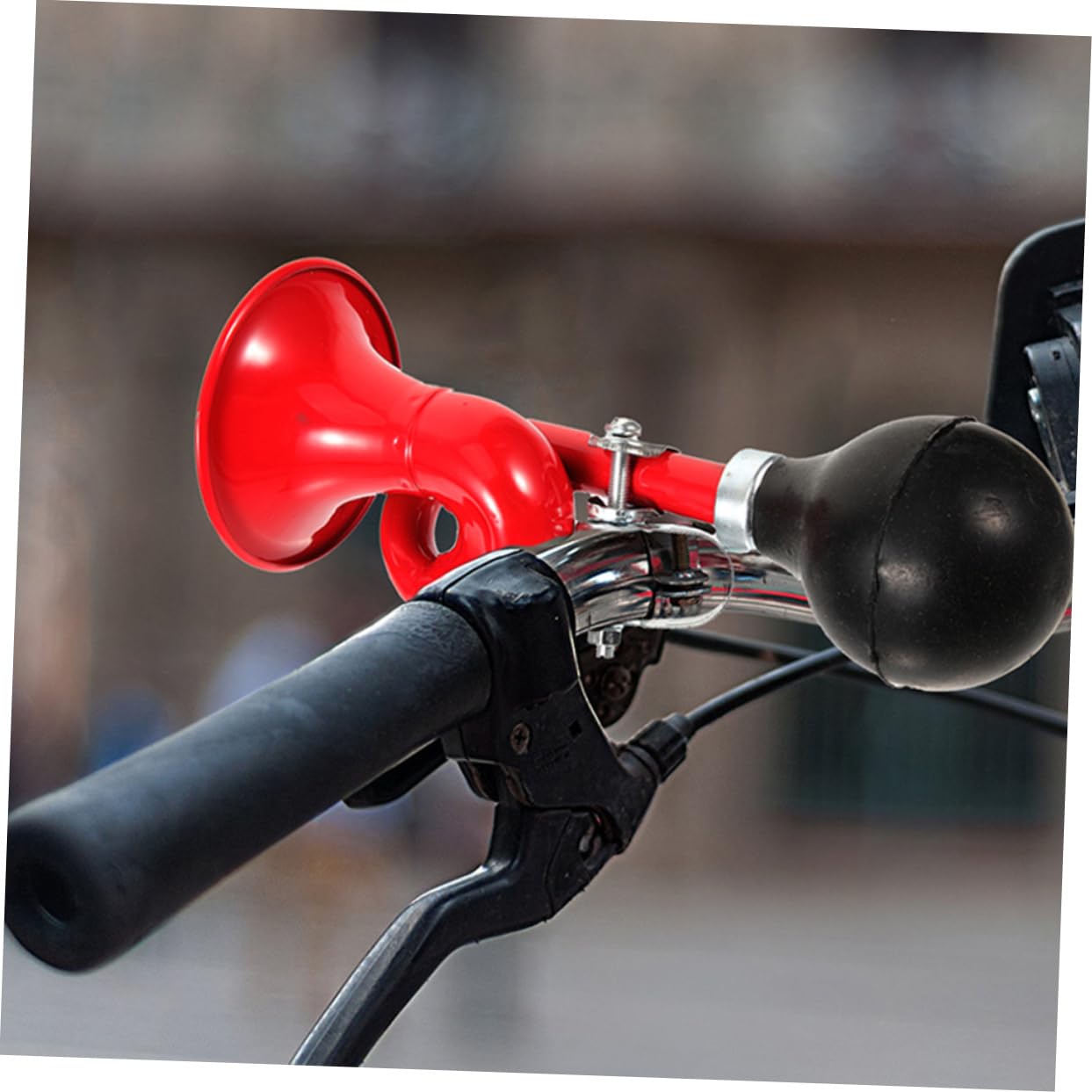 UPKOCH Corne De Vélo Rétro Klaxon De Vélo Clairon Cloche Bouton De Corne Guidon Vélos Ancien avec Klaxon De Bicyclette Klaxon De Vélo Durable Alliage D'aluminium
