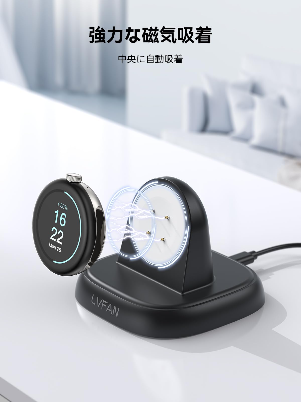 Amazon.co.jp: LVFAN Pixel Watch 2/3用 充電器 Fitbit Sense 2用 充電 