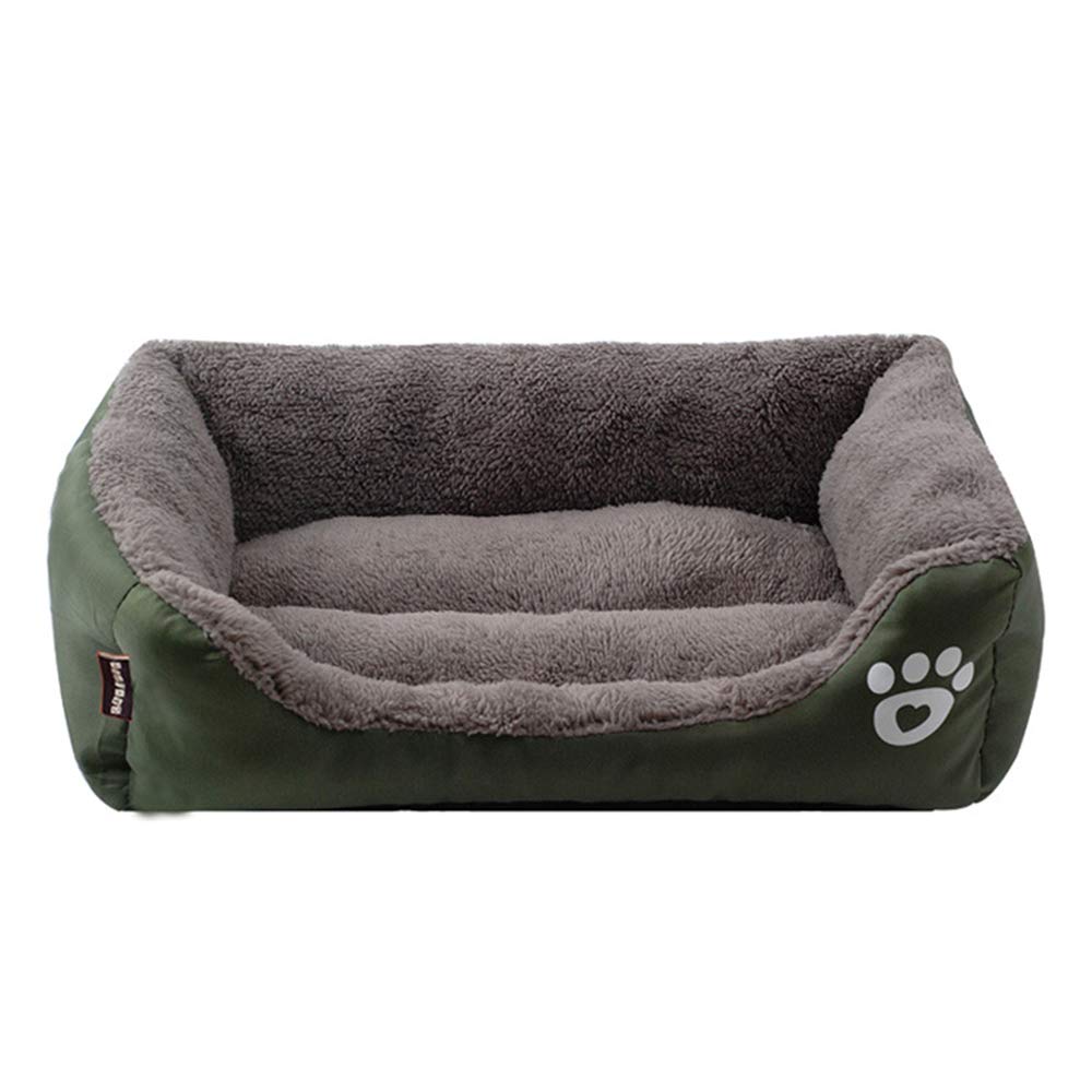 Lit pour chien orthopédique mémoire coton avec fond antidérapant