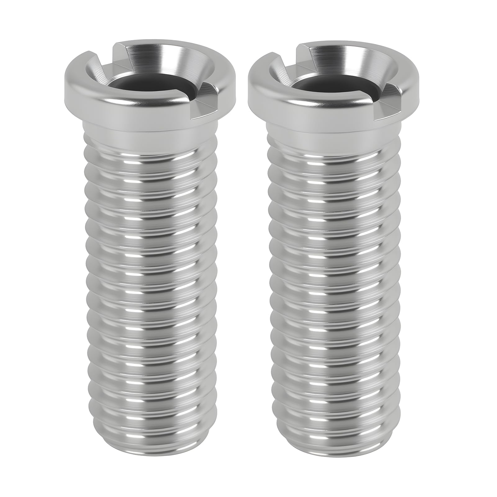 2 Viti Forate In Acciaio Inox M12x45mm Per Lavello Cucina - Per Fissare Cestello Filtro, Tappo Scarico, Miscelatore (argento)