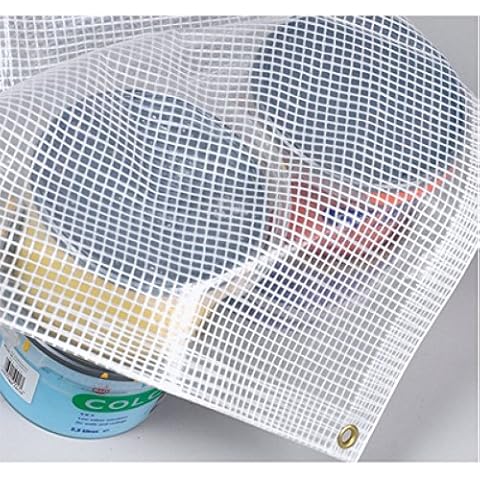 Heavy Duty Tarpaulin 250gsm 7.0m x 4.0m Clear Cover