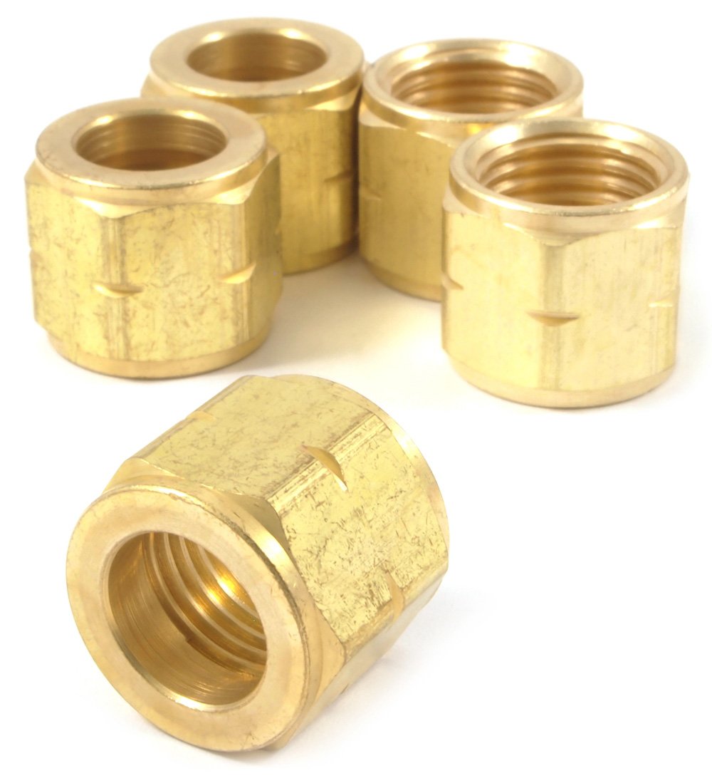 Forney 86124 Oxygen Acetylene Hose Repair Parts, Acetylene Nut, B-Size, 5-Pack