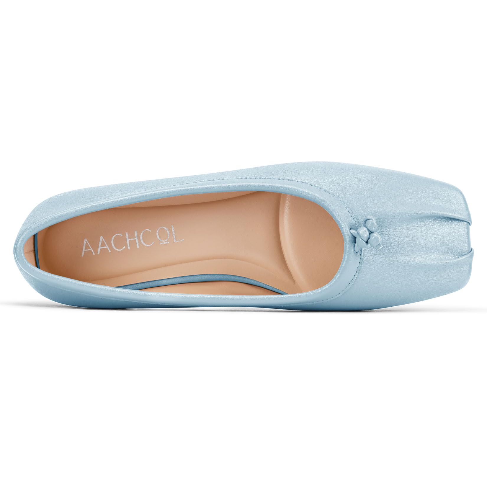 Aachcol Damen Eckige Zehenkappe Ballerinas Slip-on Klassisch Büroschuhe Flache Schuhe Dress Schuhe
