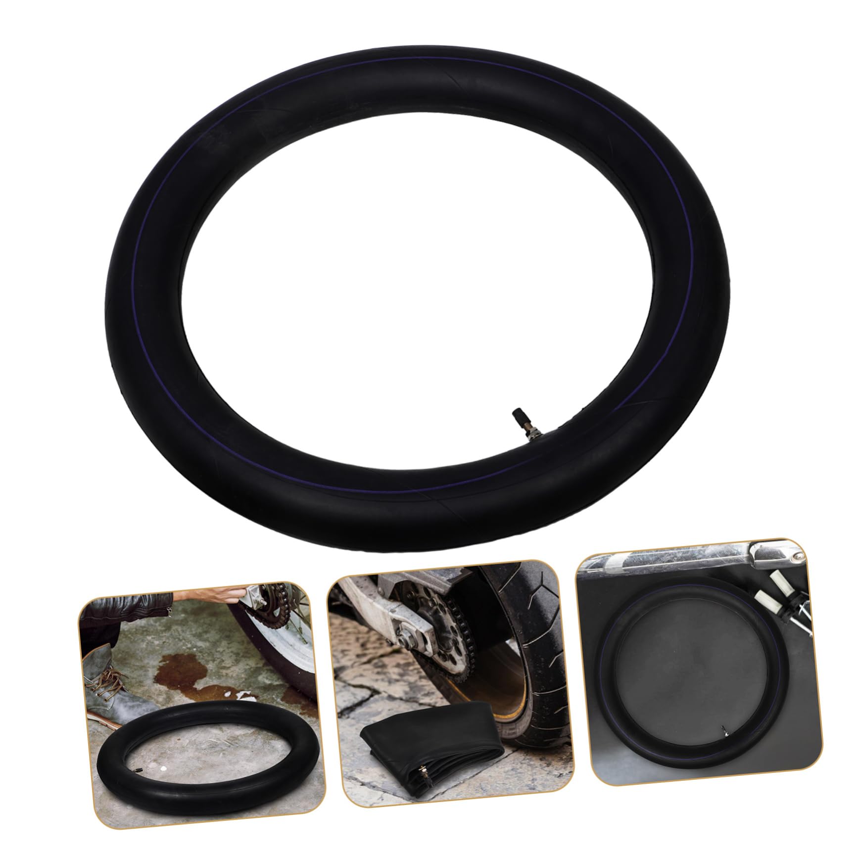 Cámara de Aire para Moto de Cross 4.10-18 Pulgadas Goma Válvula Recta
