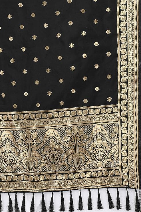 Women's Fancy Woven Banarasi Silk Dupatta by The Great Indian Store4