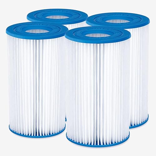 Funsicle Cartucho de filtro tipo AC, paquete de 4, cartuchos de filtro de piscina de repuesto, para adultos
