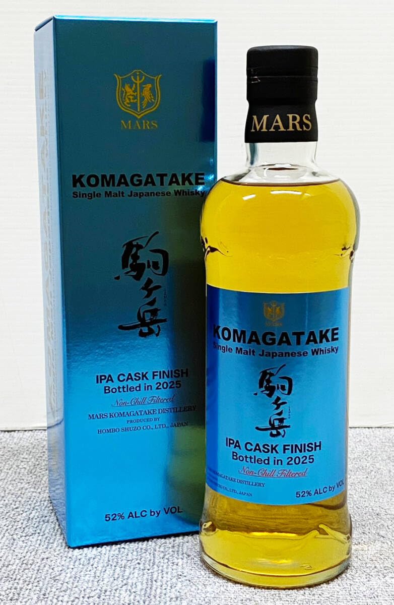 Amazon.co.jp: マルス シングルモルト ウイスキー 駒ヶ岳 IPA カスク