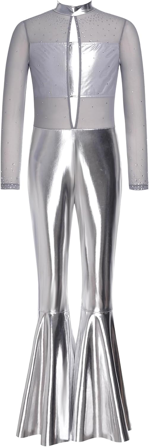 Girls Kids Jazz Dance Jumpsuit Dance Tank Unitards
