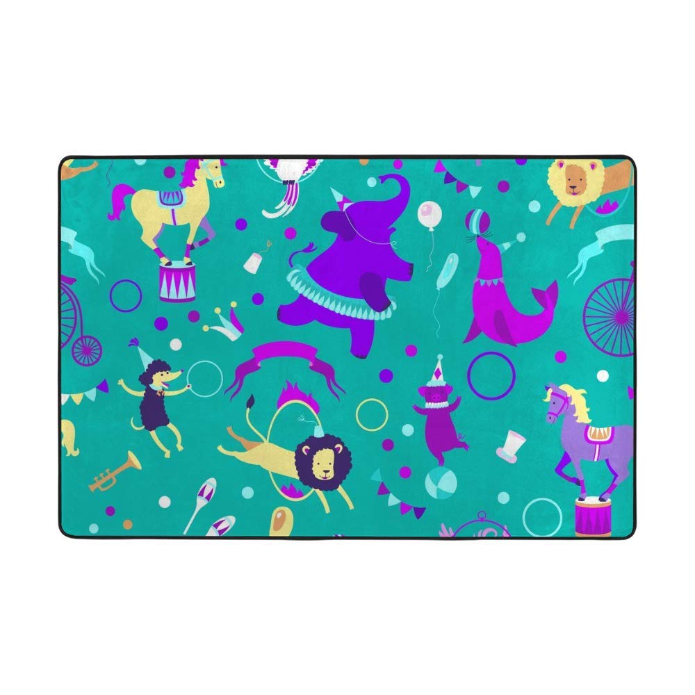 Tapis cirque rétro velours corail épais CHEHONG grand tapis décoration intérieur salon