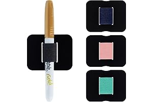 4 Pack Pen Holder for Notebooks, Self-Adhesive, Ultra-Thin, Elastic Pen Holder for Truck