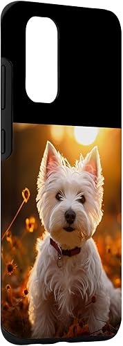 Miniatura 3 de Galaxy S20 Lindo West Highland White Terrier Dog In Sunset Fotografía Caso