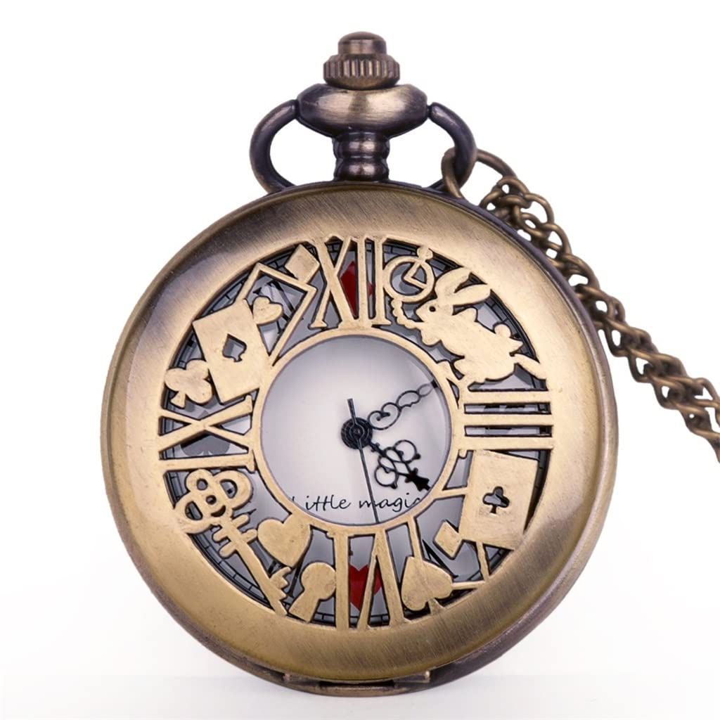 Reloj de bolsillo vintage hueco de conejo: soluciona la falta de accesorios originales infantiles